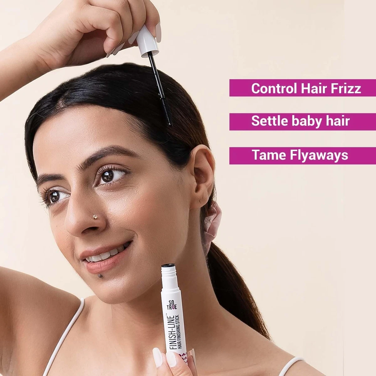 Sotrue Finish Line Hair Finishing Stick For Women 12mlAnti Flyaway for Smooth