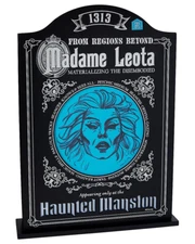 NEW Disney's Haunted Mansion Madame Leota LED Light Up Authentic Halloween Sign