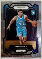 2023-24 Panini Prizm James Nnaji Prizm Rookie #159 RC Charlotte Hornets