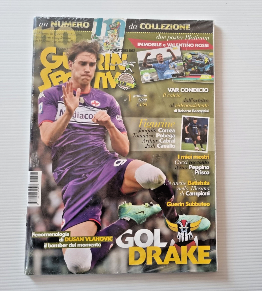 SIGILLATO GUERIN SPORTIVO 1-2022 +POSTER IMMOBILE-VALENTINO ROSSI