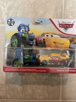DISNEY PIXAR CARS OKUNI/SHIGEKO & CLUTCH AID TRACTOR/ RUSTEZE CRUZ