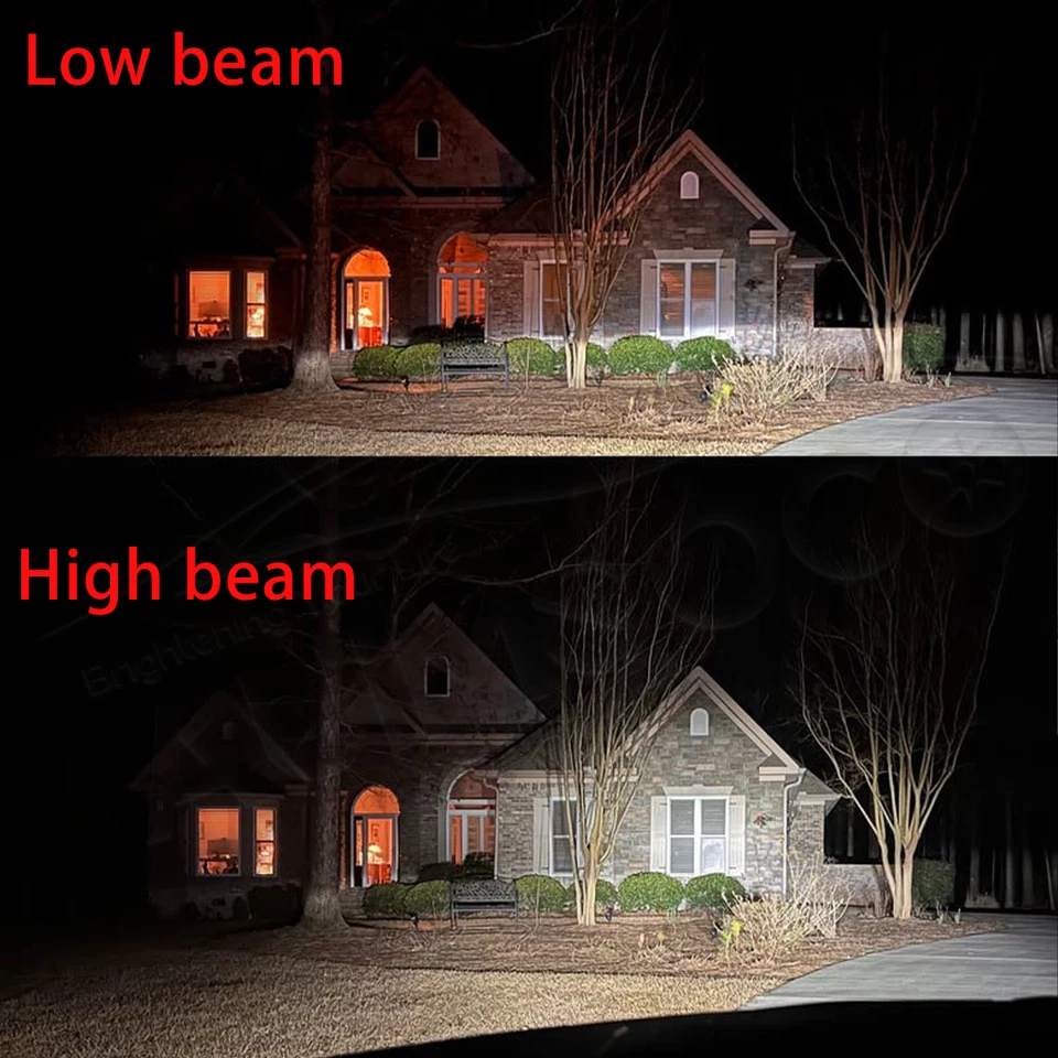 LED Headlight Combo Kit High/Low Beam 6500K Bright For Subaru Outback 2015-2018 - Image 4 of 4