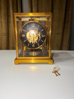 Vintage Jaeger LeCoultre Atmos Clock Black Dial UNTESTED!! NO RESERVE!!