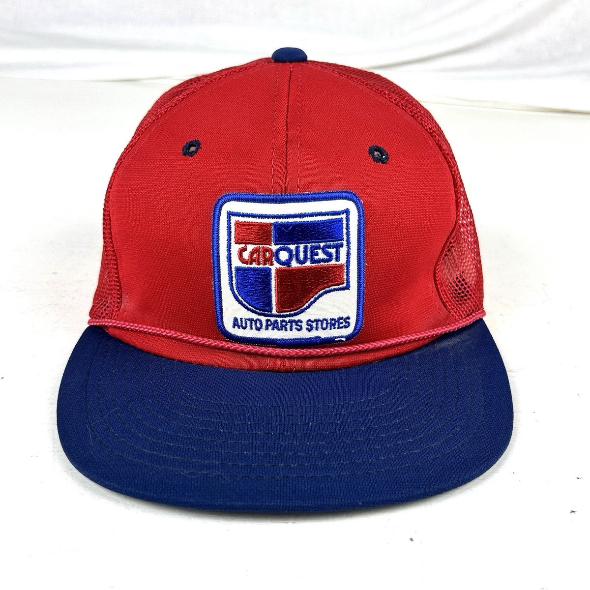Sports Specialties Carquest Auto Parts Vintage 90s Trucker Hat Mesh Red