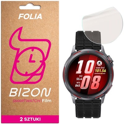 2x Matte Schutzfolie für Huawei Watch GT Runner 2 Bizon Displayschutzfolie Film