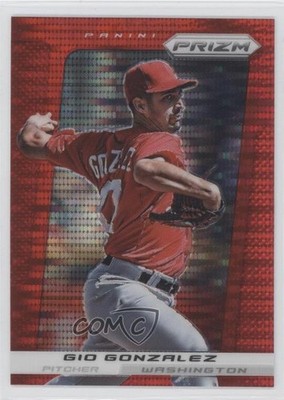 2013 Panini Prizm Target Red Pulsar Prizm Gio Gonzalez #1 0v7