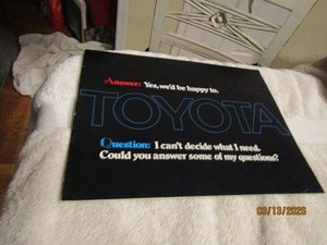 Vintage 1973 Toyota All Models OEM New Car Dealer Sales Brochure