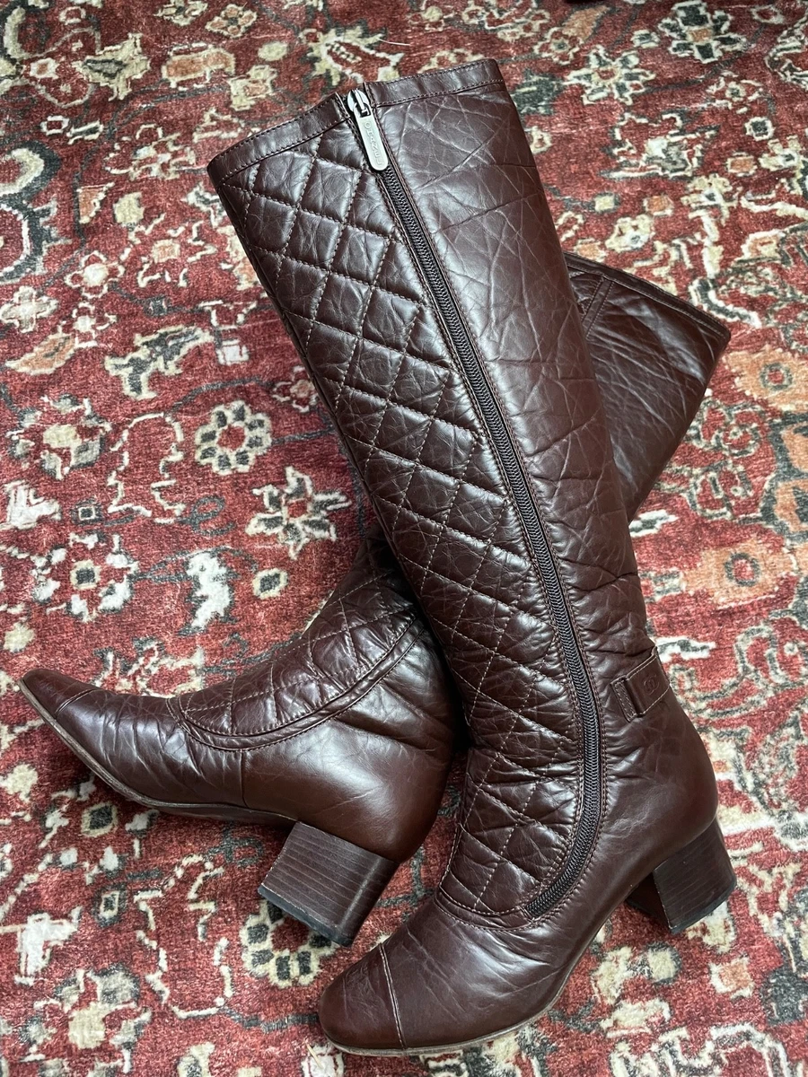 CHANEL Leather Upper Red Boots for Women for sale | eBay
