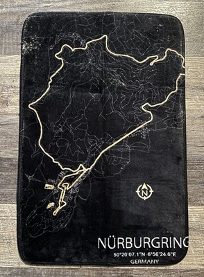 1 Pc Nürburgring Race Track Map Design Rug Brand New 