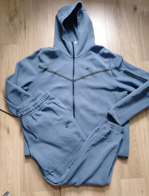 Nike Fleece Tech Jogginganzug XL Lila Schwarz Tracksuit Sport Laufen Athletisch 