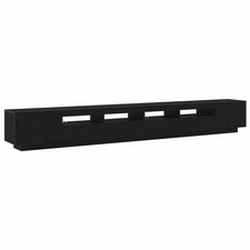 Image of TV Cabinet Set 3 pcs Black 300 x 35 x 40 cm Engineered Wood VidaXL