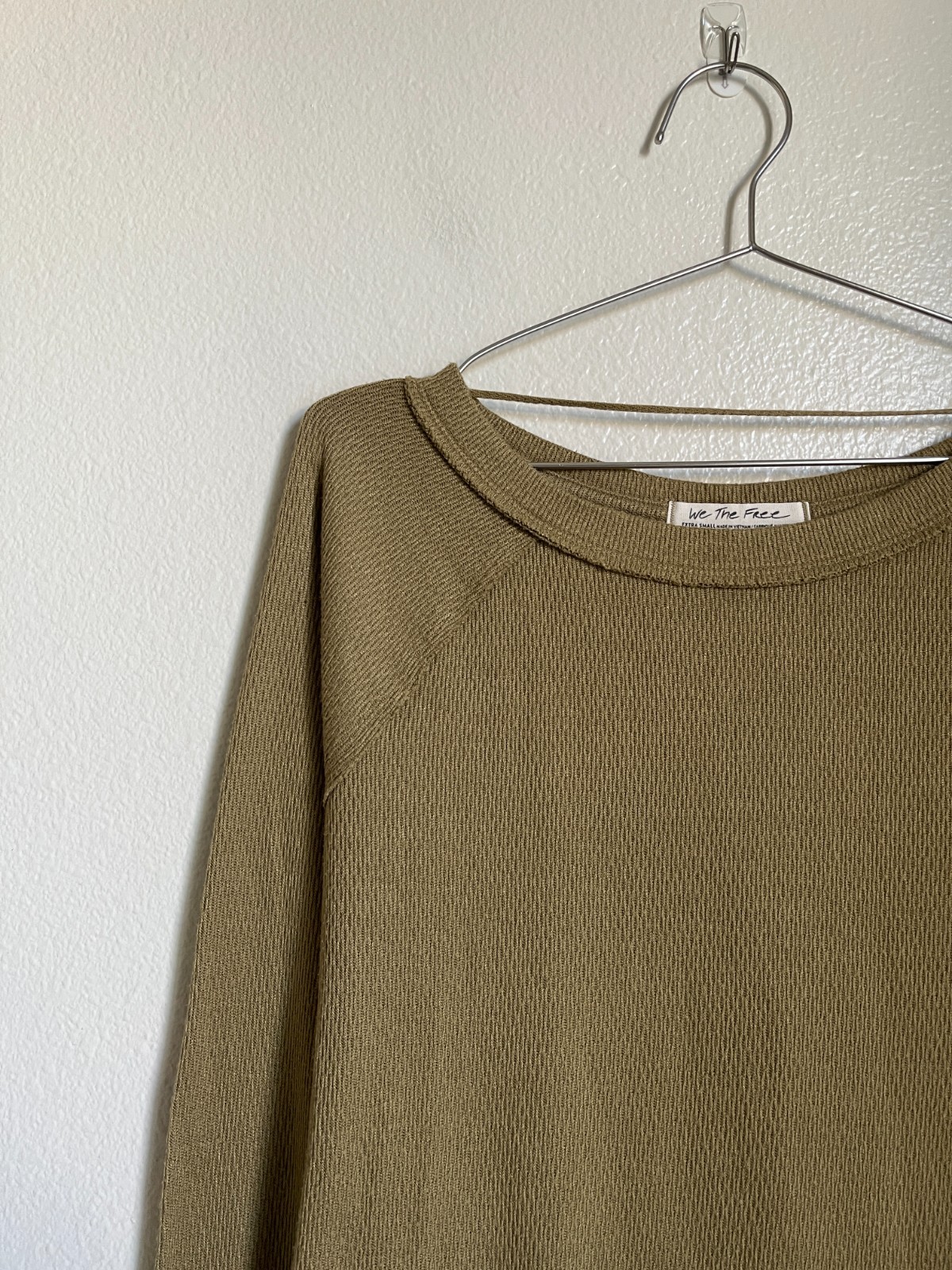 We The Free Snowy Thermal Top in Sunstone Olive Size XS