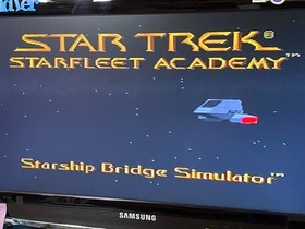Star Trek: Starfleet Academy -- Starship Bridge Simulator Sega 32X CIB