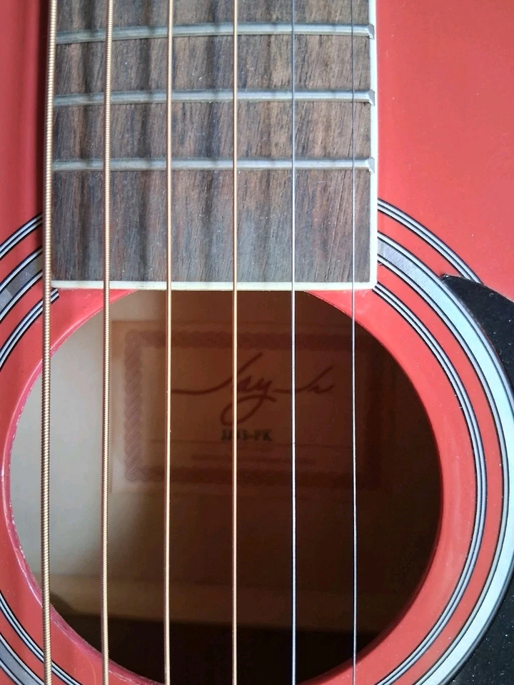 JAY JR TURSER MEDIUM SIZE ACOUSTIC GUITAR - Image 4 of 4