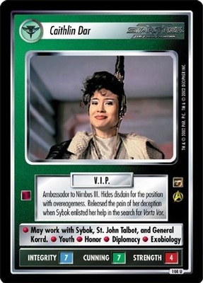 Caithlin Dar - The Motion Pictures - Star Trek CCG 1E