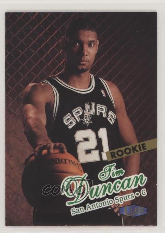 1997-98 Fleer Ultra Rookie Tim Duncan #131 HOF 0q3