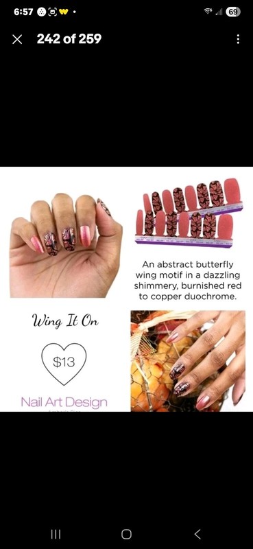 Color Street Nail Polish Strips Wing It On FDS576. NIP