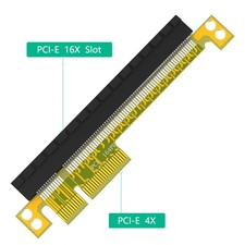 PCI-E 8x to 16x Adapter Card PCIe 4x 16x Direct Plug Graphics Extension Card