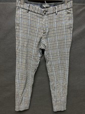 Scotch And Soda Mott Men  s Blue And Brown Pattern Pants Size 28