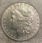 1882 Morgan Silver Dollar 90% Silver Almost Uncirculated Beautiful Looking Coin