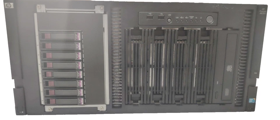 HP ProLiant ML350 Tower Server | Xeon E5620 | 12GB DDR3 | 8×300GB SAS | RAID - Image 2 of 4