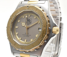 Orologio Tag Heuer 934.206 Professional Serie 3000 Quarzo Oro Uomo Vintage