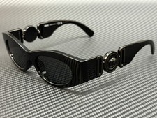 VERSACE VE4480U 536087 Black Grey Women's 51 mm Sunglasses