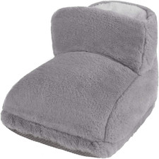 Electric Heated Foot Warmers for Men Women Fuzzy Thick Plush Foot Heater Winter