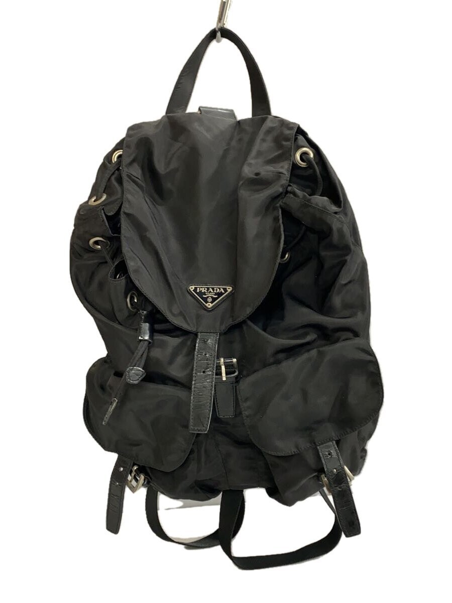 PRADA Backpack Nylon BLK Solid - image 1
