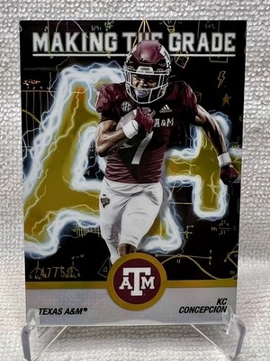 2025 Bowman Best U KC Concepcion Making The Grade Gold /50 - Texas A&M