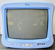 Disney RARE Blue Cinderella DT1350-CIN 13-inch CRT TV NO REMOTE/SPEAKERS