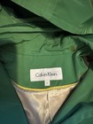 Calvin Klein Women's Kelly Green Hooded Trench Coat Jacket Sz L — photo 2