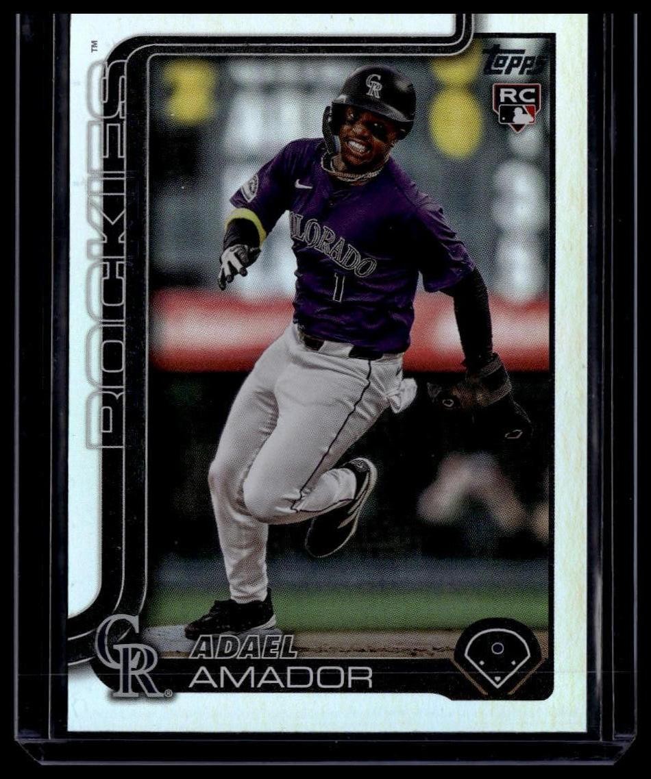 2025 Topps #191 Adael Amador Rainbow Foil