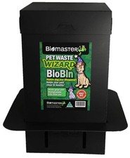 Biomaster Pet Waste Wizard BioBin Composter for Dog Poop - Outdoor Digester S...