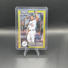 Clayton Kershaw [Blue Rainbow] #22 Prices | 2026 Topps | Baseball