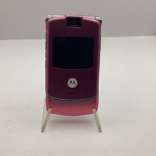 Cellulare Motorola Razr V3 Ultraultra Slim Flip Mobil Rosa Cell Phone Vintage