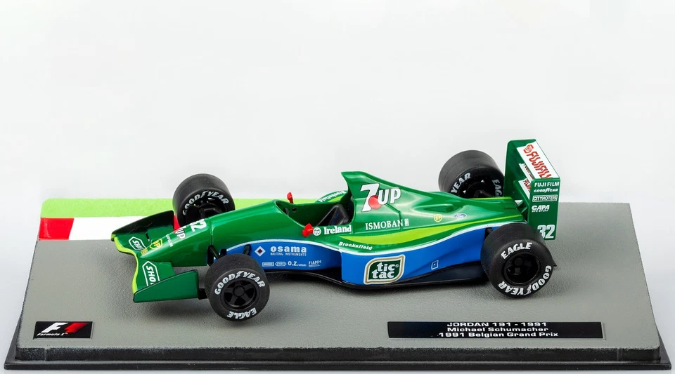 Jordan 191 Michael Schumacher 1991 Modellino Scala 1:43 Formula1 Blister Nuovo - Immagine 2 di 4