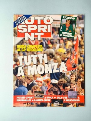 AUTOSPRINT 36-1986 VATANEN-GP MONZA-MANSELL-PROST-GIGI SABANI-BOBBY RAHAL