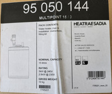 Heatrae Sadia Multipoint 15/3 15L Storage Water Heater 95050144 3kW 230/240V