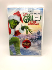 How the Grinch Stole Christmas 1999 DVD Jim Carrey Grinchmas Edition NEW Sealed