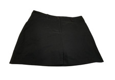 Nike Golf Womens Dri-Fit Skort Size 14 Black Athletic Roomy Pockets Belt Loops