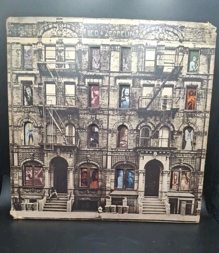 LED ZEPPELIN Physical Graffiti Vinyl Record Album 2 disc W/ Inner Sleeve 1975