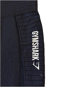 Gymshark Black Energy Seamless High Waist peekaboo mesh stretch Crop Leggings *M