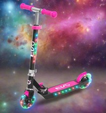 EVO Light Up Light Blast Scooter - Pink Inline Scooter