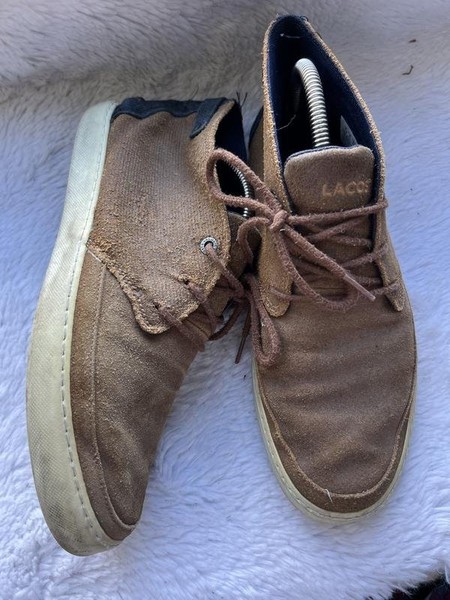 Men Lacoste Boots Brown Suede 41