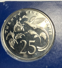 elf Jamaica 25 Cents 1978 FM Proof Hummng Bird