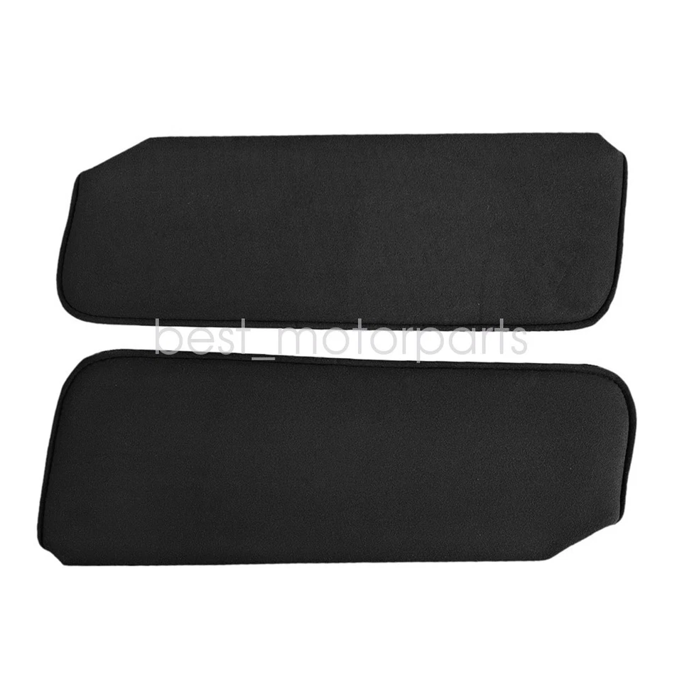 For 1988-1998 Chevy GMC C/K Truck Suburban Silverado Sierra Sun Visor Black Pair Foto 4 de 4