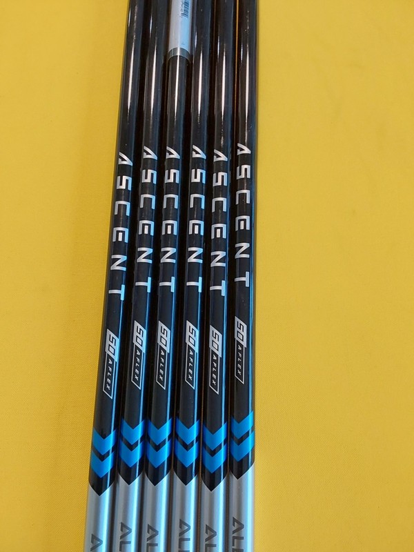 ALDILA ASENT graphite iron shafts 50 Senior Flex 5 to PW tip .370 MINT 