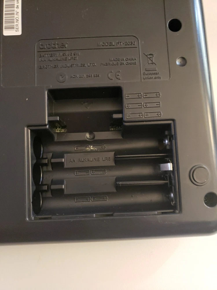 Brother PT-2030 PTouch Label Maker Tested and Working P-Touch Labeler