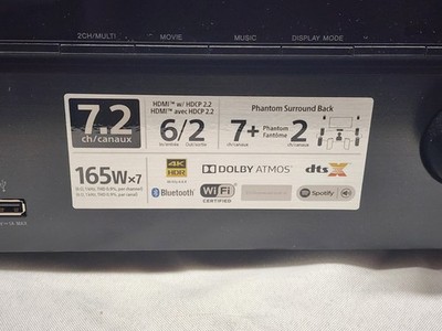 Sony STR-DN1080 7.2 Channel 165W AV Receiver - Black for sale